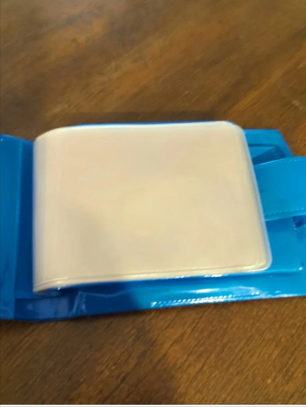 Vintage  Wallet Star Wars Return of the Jedi Blue Plastic